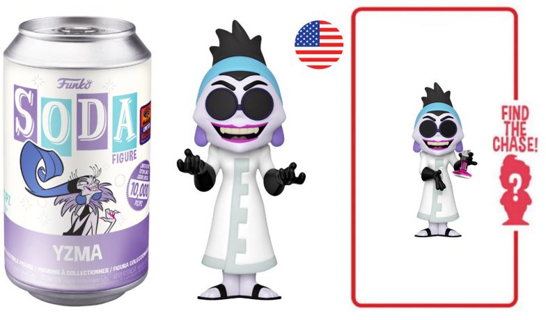 Figurine Funko Soda Kuzco, l'empereur mégalo [Disney] Yzma (Canette Violette)