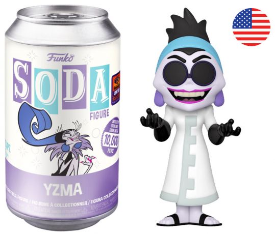 Figurine Funko Soda Kuzco, l'empereur mégalo [Disney] Yzma (Canette Violette)