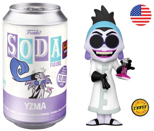 Figurine Funko Soda Kuzco, l'empereur mégalo [Disney] Yzma (Canette Violette) [Chase]