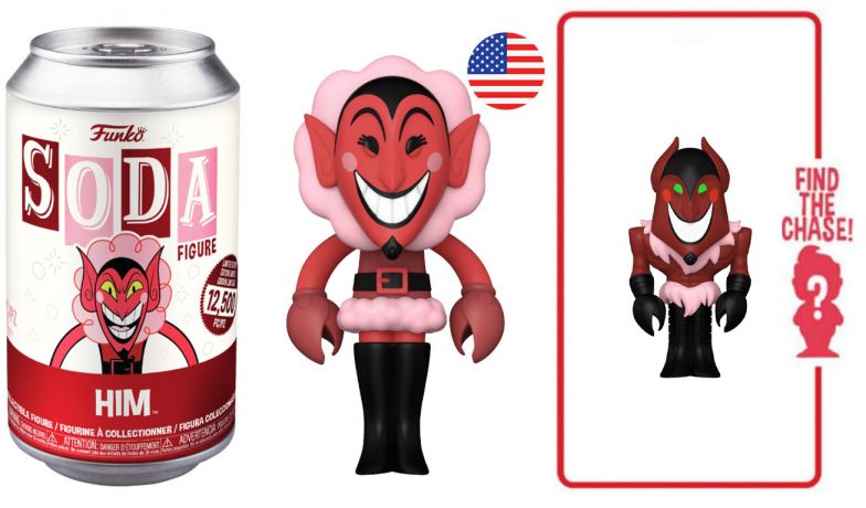 Figurine Funko Soda Les Supers Nanas Him (Canette Rouge)