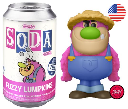 Figurine Funko Soda Les Supers Nanas Fuzzy Lumpkins (Canette Rose) [Chase]