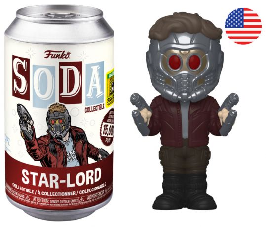 Figurine Funko Soda Les Gardiens de la Galaxie 2 [Marvel] Star-Lord (Canette Rouge)