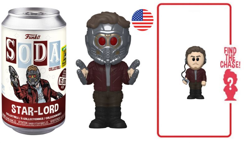 Figurine Funko Soda Les Gardiens de la Galaxie 2 [Marvel] Star-Lord (Canette Rouge)