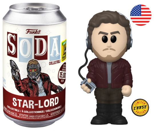 Figurine Funko Soda Les Gardiens de la Galaxie 2 [Marvel] Star-Lord (Canette Rouge) [Chase]