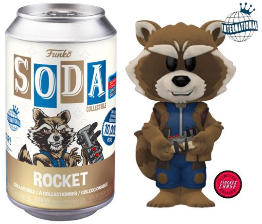 Figurine Funko Soda Les Gardiens de la Galaxie 2 [Marvel] Rocket (Canette Marron) [Chase]