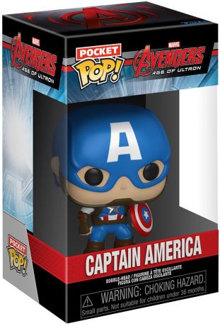 Figurine Funko Pop Avengers : L'Ère d'Ultron [Marvel] Captain America - Pocket