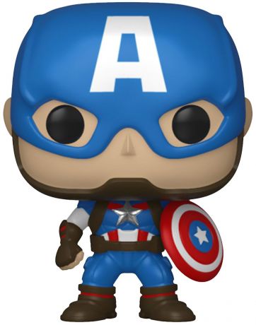Figurine Funko Pop Avengers : L'Ère d'Ultron [Marvel] Captain America - Pocket - T-Shirt