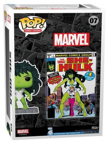 Figurine Funko Pop Marvel Comics #07 She-Hulk - Comic Cover