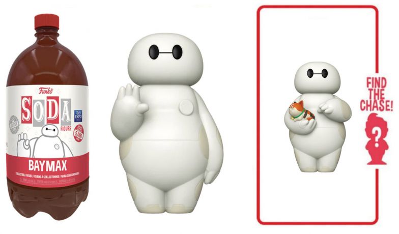 Figurine Funko Soda Les Nouveaux Héros [Disney] Baymax (Bouteille Rouge)
