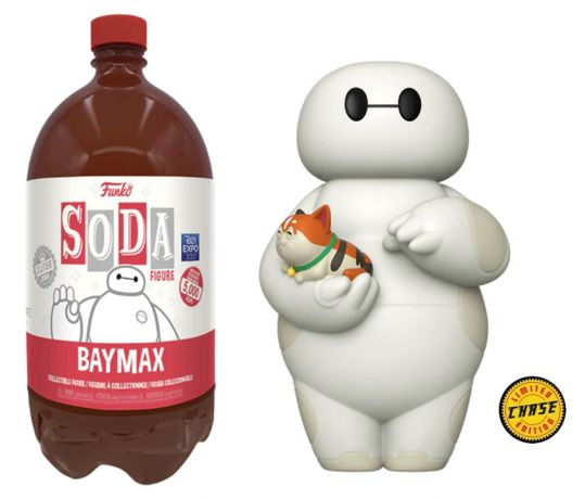 Figurine Funko Soda Les Nouveaux Héros [Disney] Baymax (Bouteille Rouge) [Chase]