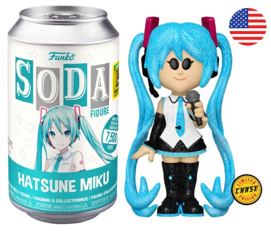 Figurine Funko Soda Vocaloid Hatsune Miku (Canette Bleue) [Chase]