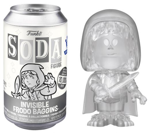 Figurine Funko Soda Le Seigneur des Anneaux Frodon Sacquet Invisible (Canette Grise)