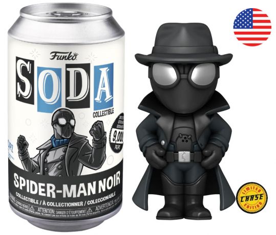 Figurine Funko Soda Marvel Comics Spider-Man Noir (Canette Noire) [Chase]