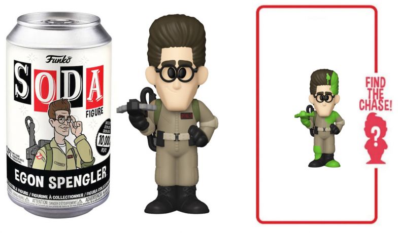 Figurine Funko Soda SOS Fantômes Egon Spengler (Canette Noire)