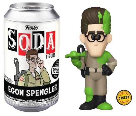 Figurine Funko Soda SOS Fantômes Egon Spengler (Canette Noire) [Chase]