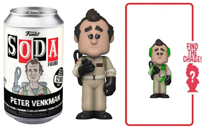 Figurine Funko Soda SOS Fantômes Peter Venkman (Canette Noire)