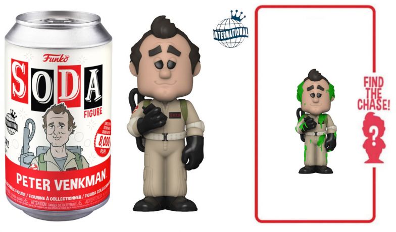 Figurine Funko Soda SOS Fantômes Peter Venkman (Canette Rouge)