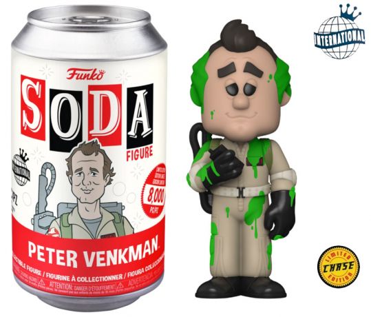 Figurine Funko Soda SOS Fantômes Peter Venkman (Canette Rouge) [Chase]