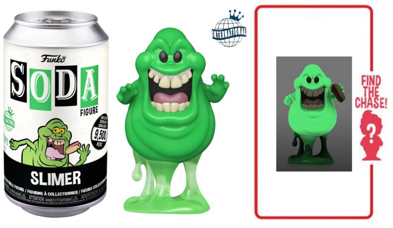 Figurine Funko Soda SOS Fantômes Slimer (Canette Noire)