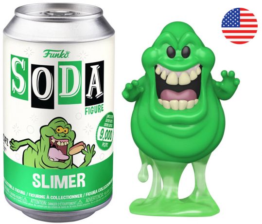 Figurine Funko Soda SOS Fantômes Slimer (Canette Verte)