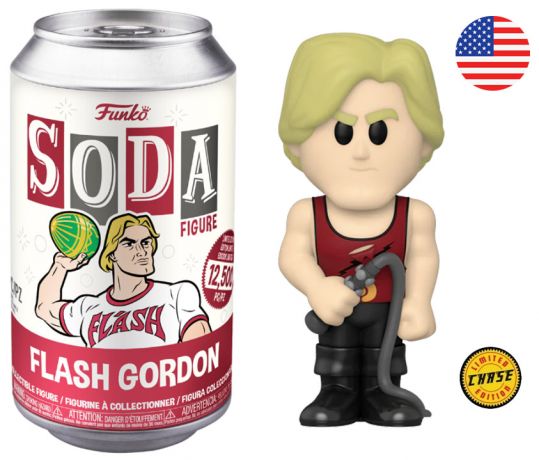 Figurine Funko Soda Guy l'Éclair Guy l'Eclair (Canette Rouge) [Chase]