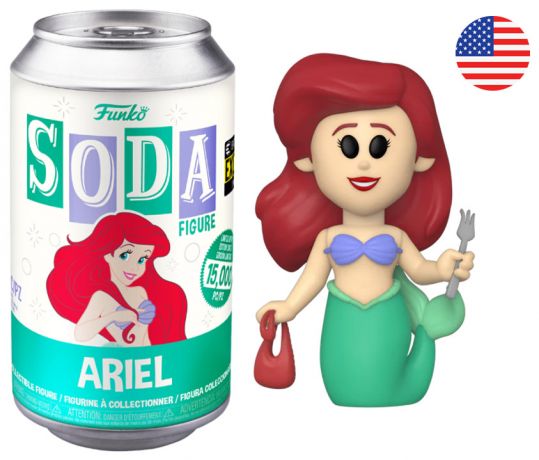 Figurine Funko Soda La Petite Sirène [Disney] Ariel (Canette Verte)