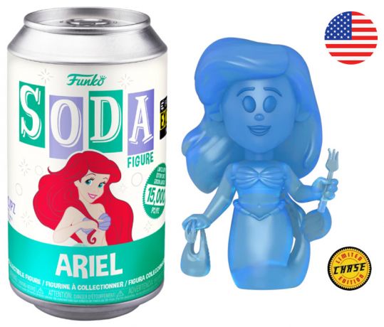 Figurine Funko Soda La Petite Sirène [Disney] Ariel (Canette Verte) [Chase]