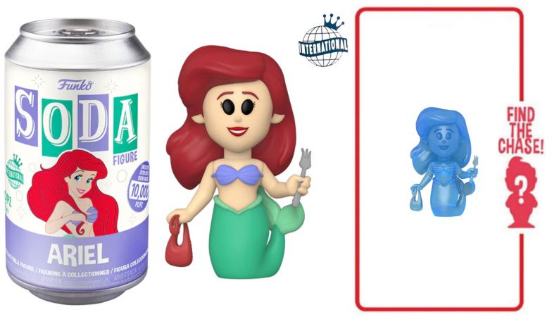 Figurine Funko Soda La Petite Sirène [Disney] Ariel (Canette Violette)