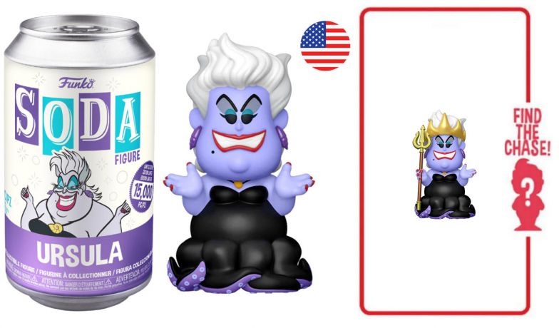 Figurine Funko Soda La Petite Sirène [Disney] Ursula (Canette Violette)