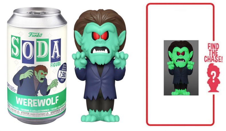 Figurine Funko Soda Scooby-Doo Loup-Garou (Canette Verte)