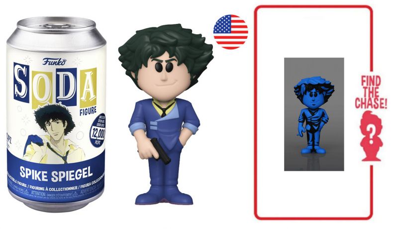 Figurine Funko Soda Cowboy Bebop Spike Spiegel (Canette Bleue)