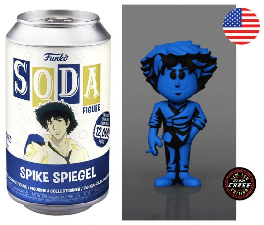 Figurine Funko Soda Cowboy Bebop Spike Spiegel (Canette Bleue) [Chase]