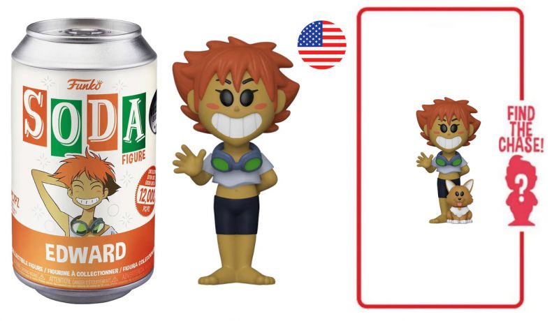 Figurine Funko Soda Cowboy Bebop Edward (Canette Orange)