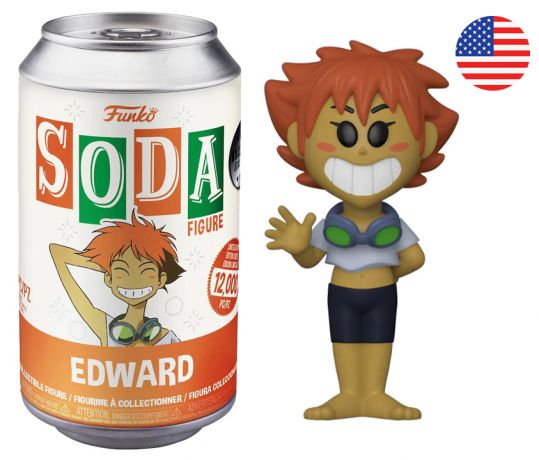 Figurine Funko Soda Cowboy Bebop Edward (Canette Orange)