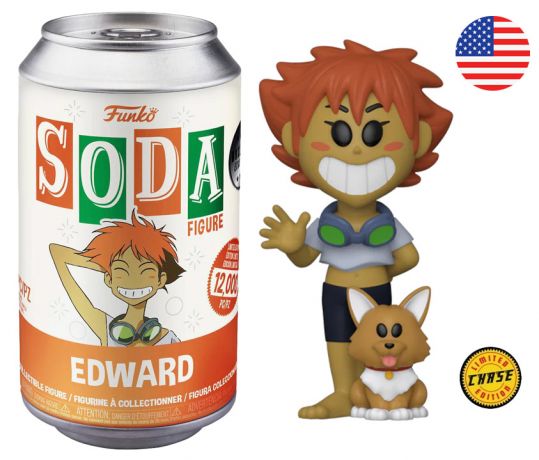 Figurine Funko Soda Cowboy Bebop Edward (Canette Orange) [Chase]