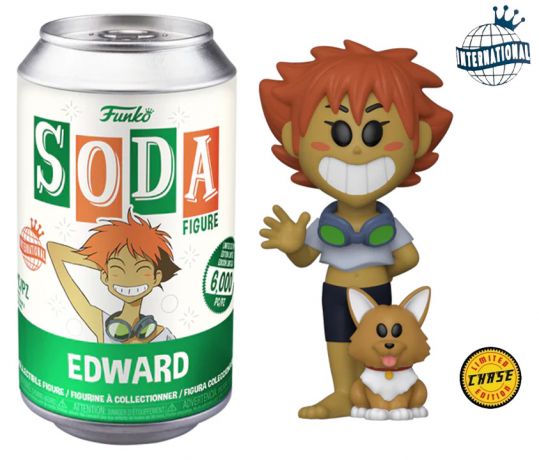 Figurine Funko Soda Cowboy Bebop Edward (Canette Verte) [Chase]