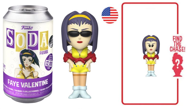 Figurine Funko Soda Cowboy Bebop Faye Valentine (Canette Violette)