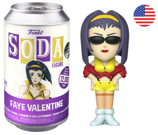 Figurine Funko Soda Cowboy Bebop Faye Valentine (Canette Violette)