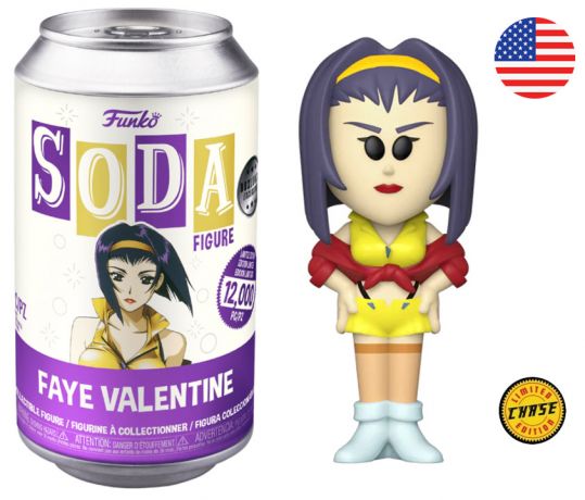 Figurine Funko Soda Cowboy Bebop Faye Valentine (Canette Violette) [Chase]