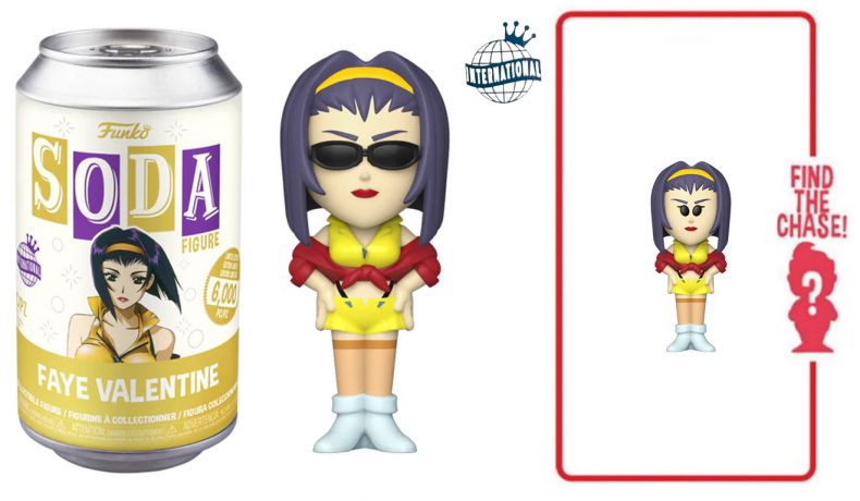 Figurine Funko Soda Cowboy Bebop Faye Valentine (Canette Jaune)