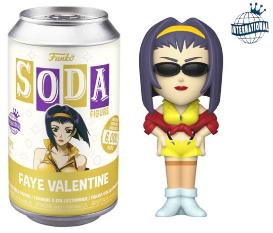 Figurine Funko Soda Cowboy Bebop Faye Valentine (Canette Jaune)