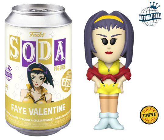 Figurine Funko Soda Cowboy Bebop Faye Valentine (Canette Jaune) [Chase]