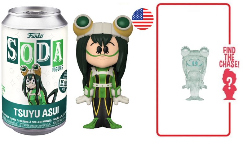 Figurine Funko Soda My Hero Academia Tsuyu Asui (Canette Verte)