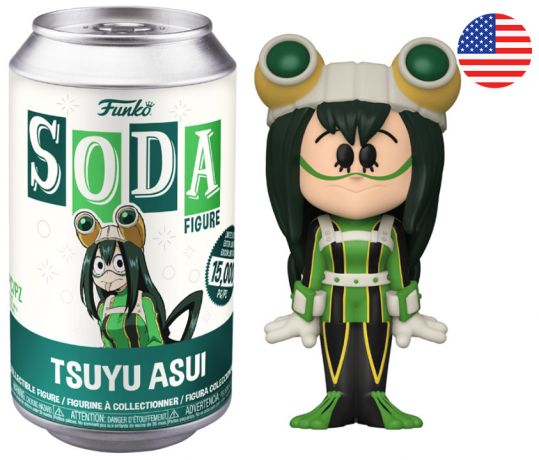 Figurine Funko Soda My Hero Academia Tsuyu Asui (Canette Verte)