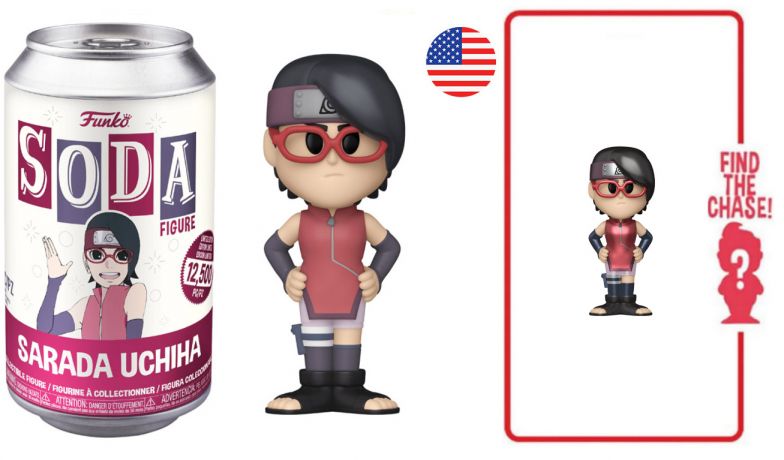 Figurine Funko Soda Boruto: Naruto Next Generations Sarada Uchiwa (Canette Rouge)