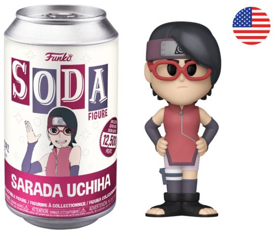 Figurine Funko Soda Boruto: Naruto Next Generations Sarada Uchiwa (Canette Rouge)