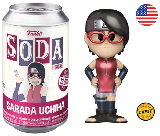 Figurine Funko Soda Boruto: Naruto Next Generations Sarada Uchiwa (Canette Rouge) [Chase]