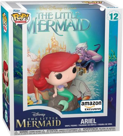 Figurine Funko Pop La Petite Sirène [Disney] #12 Ariel - VHS Cover