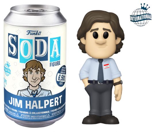 Figurine Funko Soda The Office Jim Halpert (Canette Bleue)