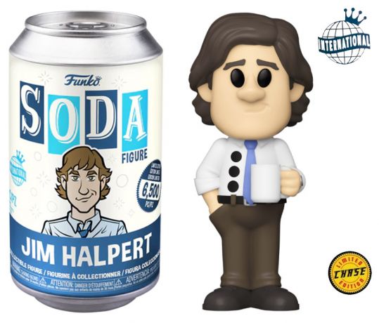 Figurine Funko Soda The Office Jim Halpert (Canette Bleue) [Chase]